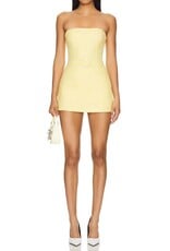 Winslow Tweed Strapless Belted Mini Dress