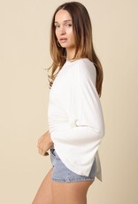 Back Tie Dolman Sleeve Top