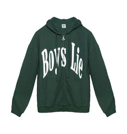 Boys Lie Green Team All Star V3 Harley Zip Up Hoodie