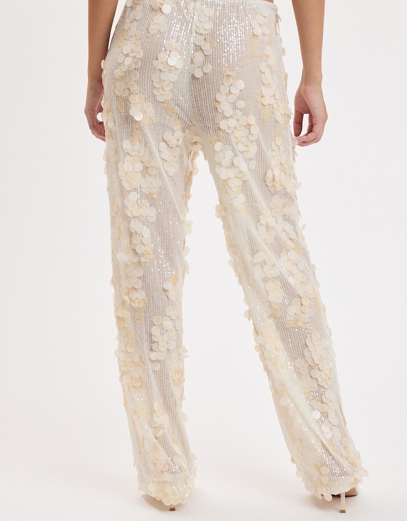 Luna Paillette Sequin Drawstring Pants