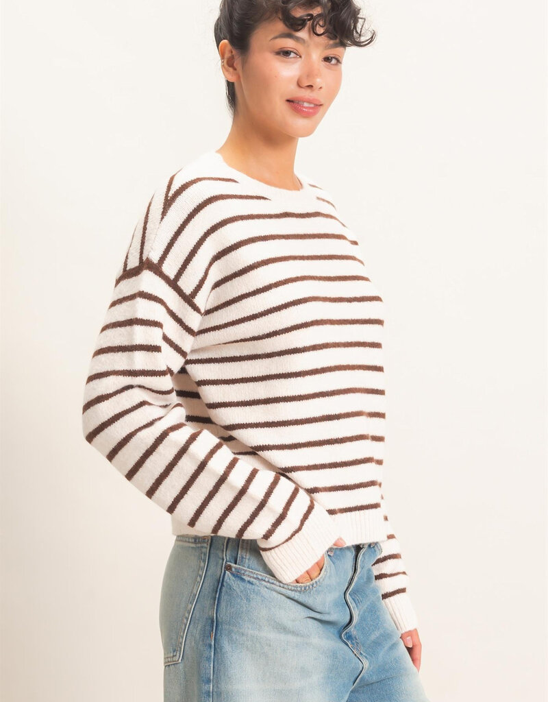 Ellery Striped Crewneck Sweater