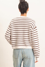 Ellery Striped Crewneck Sweater