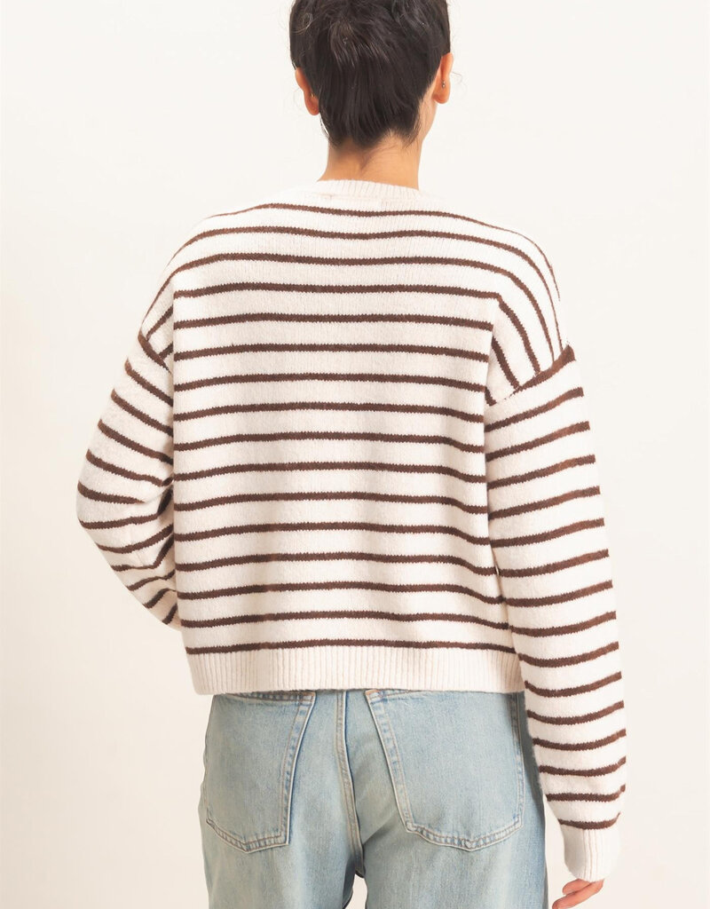 Ellery Striped Crewneck Sweater