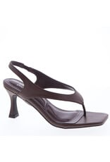 Square Toe Kitten Heel Thong Slingback Sandal