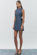 Maude Club Miranda Polka Dot Bow Back Mini Dress