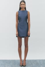 Maude Club Miranda Polka Dot Bow Back Mini Dress
