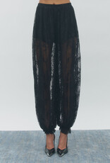 Maude Club Bijou Sheer Lace Balloon Pants