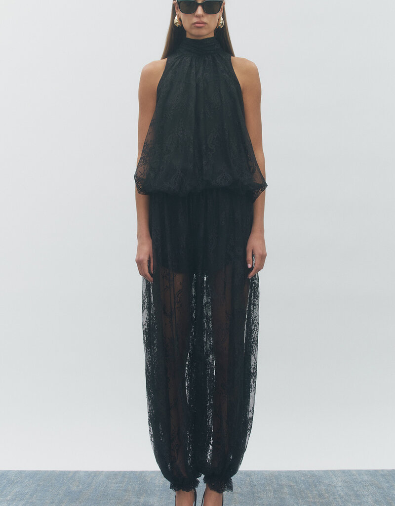 Maude Club Bijou Sheer Lace Balloon Pants