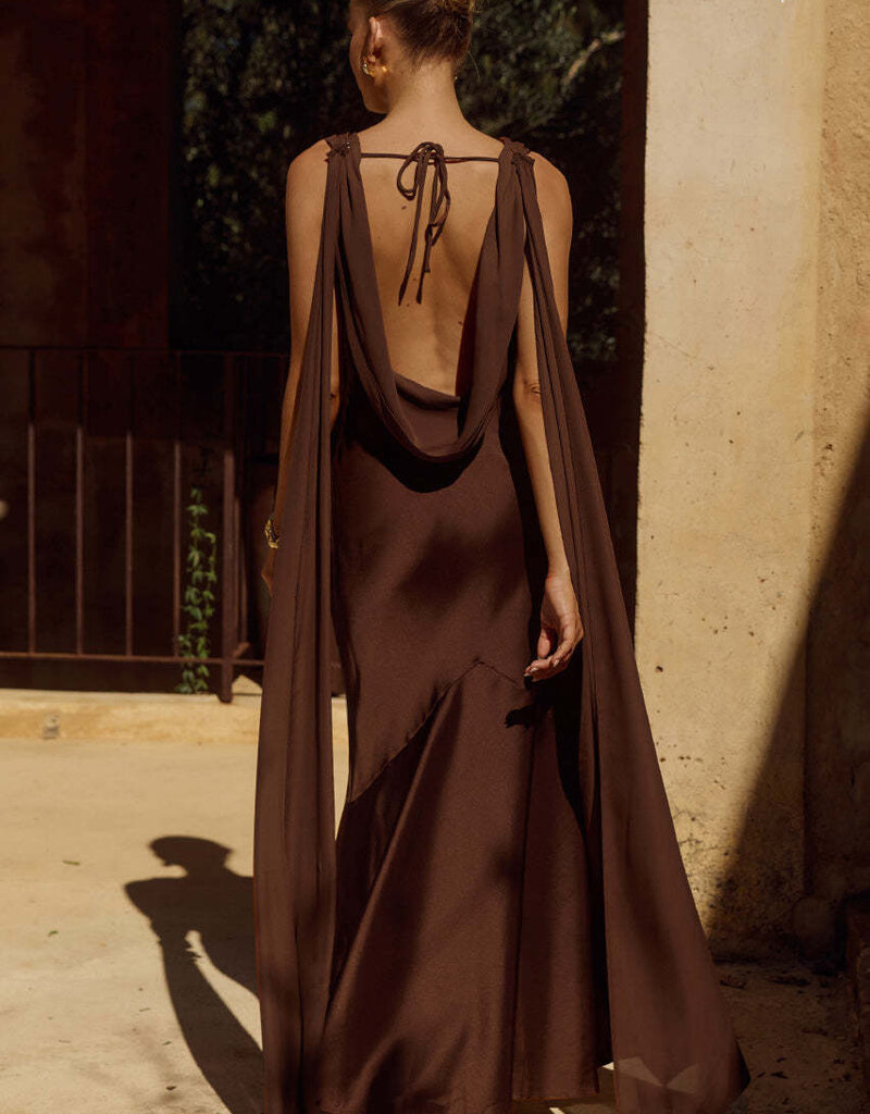 Gabriella Cowl Maxi Dress