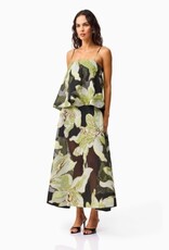 Elliatt Elysia Floral Jacquard Tiered Maxi Dress Gown
