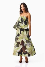 Elliatt Elysia Floral Jacquard Tiered Maxi Dress Gown