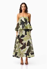 Elliatt Elysia Floral Jacquard Tiered Maxi Dress Gown