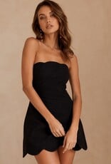 Finley Strapless Scalloped Mini Dress