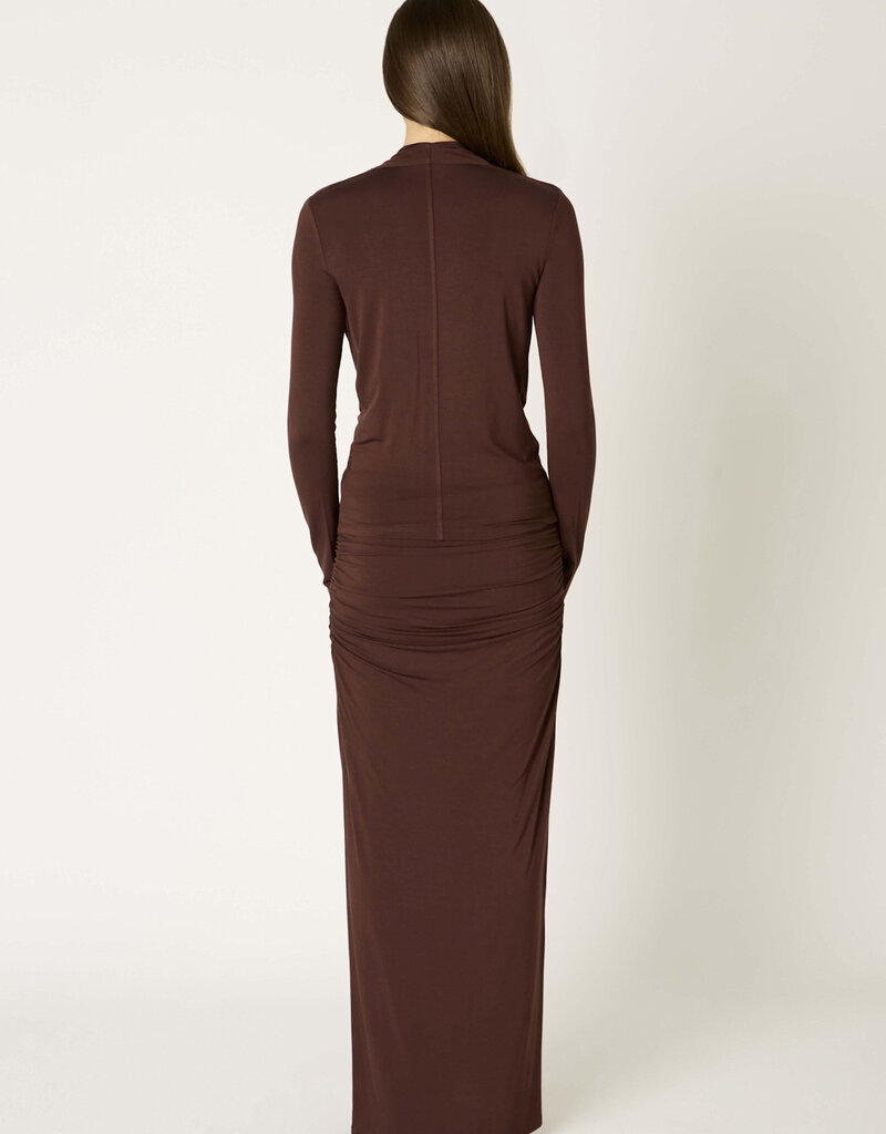 Rosalind Draped Cowl Long Sleeve Top