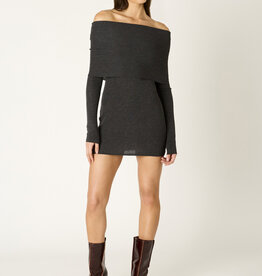 Fairleigh Off Shoulder Sweater Mini Dress