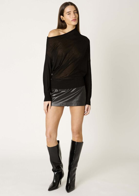 Beatrice Off Shoulder Sweater