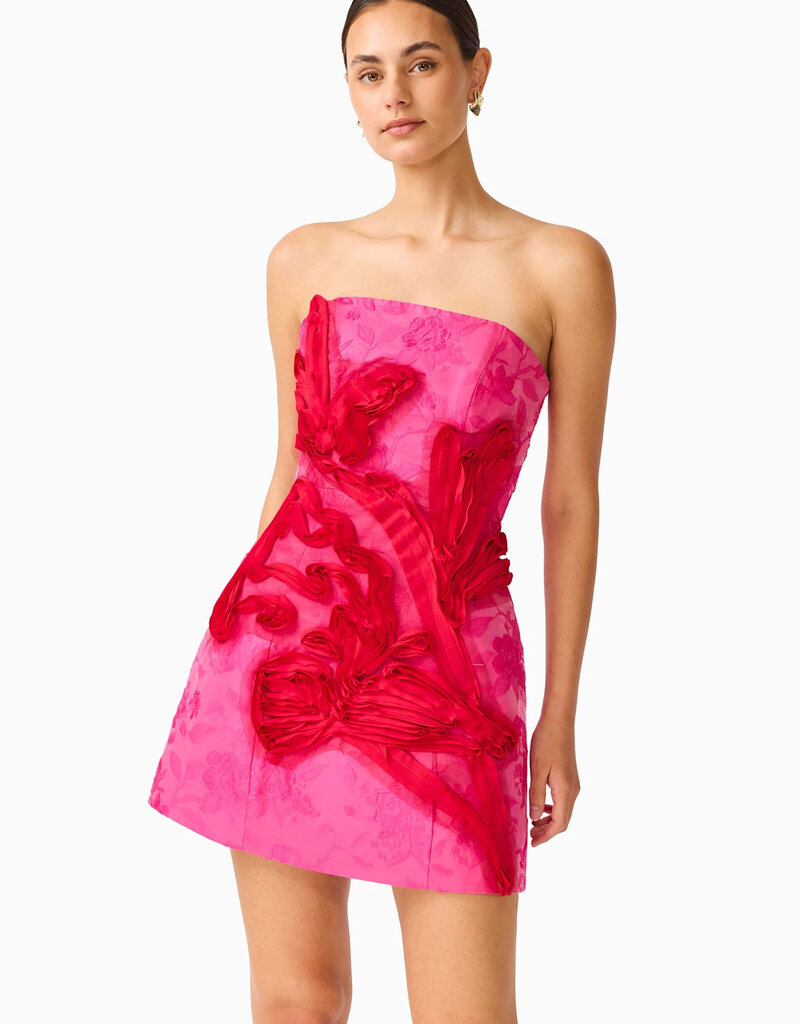 Elliatt Florentia Textured Jacquard Mini Dress