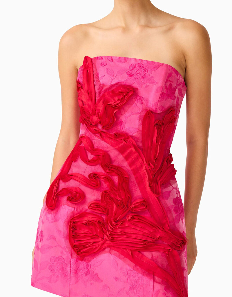 Elliatt Florentia Textured Jacquard Mini Dress