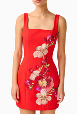Elliatt Fleurisca Embroidered Party Mini Dress