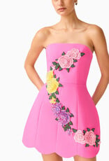 Elliatt Laurentia Strapless Mini Tulip Dress