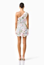 Elliatt Florisse Ruffle One Shoulder Mini Dress