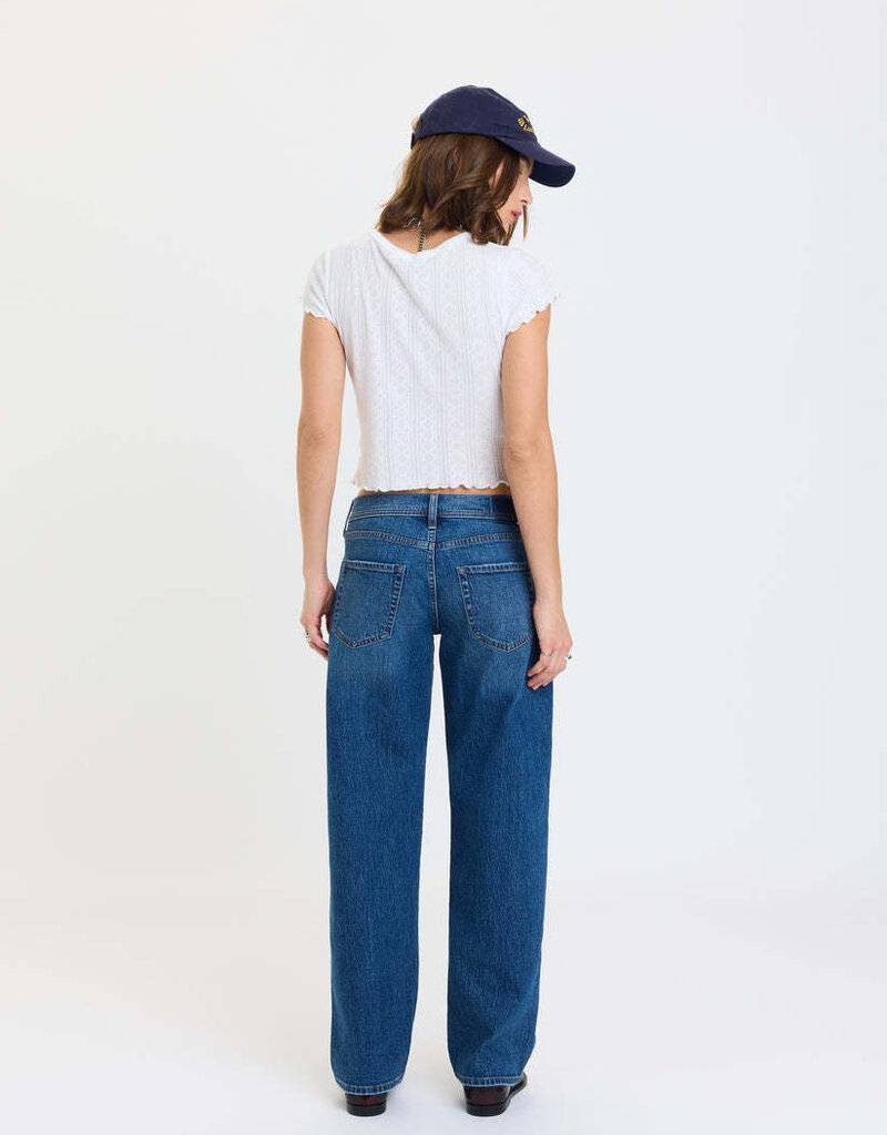 Replay Low Rise V Waist Soft Barrel Jeans
