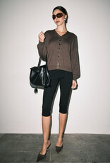 Lace Trim Capri Pants
