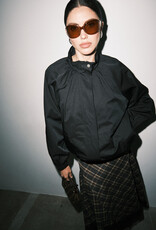 Corbett Mock Neck Zip Up Jacket