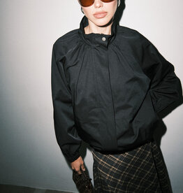 Corbett Mock Neck Zip Up Jacket
