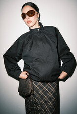 Corbett Mock Neck Zip Up Jacket