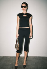 Ring Detail Short Sleeve Top