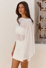 Haisley Poncho Open Back Mini Dress