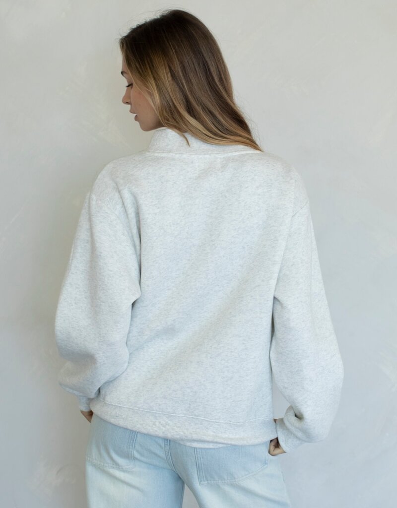 Nelly Mock Neck Long Sleeve Sweatshirt