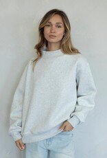 Nelly Mock Neck Long Sleeve Sweatshirt
