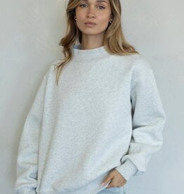 Nelly Mock Neck Long Sleeve Sweatshirt
