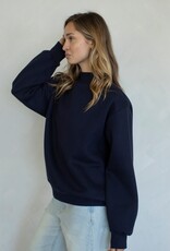 Nelly Mock Neck Long Sleeve Sweatshirt