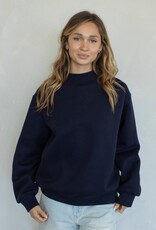 Nelly Mock Neck Long Sleeve Sweatshirt