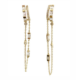 Davina Statement Huggie Earrings