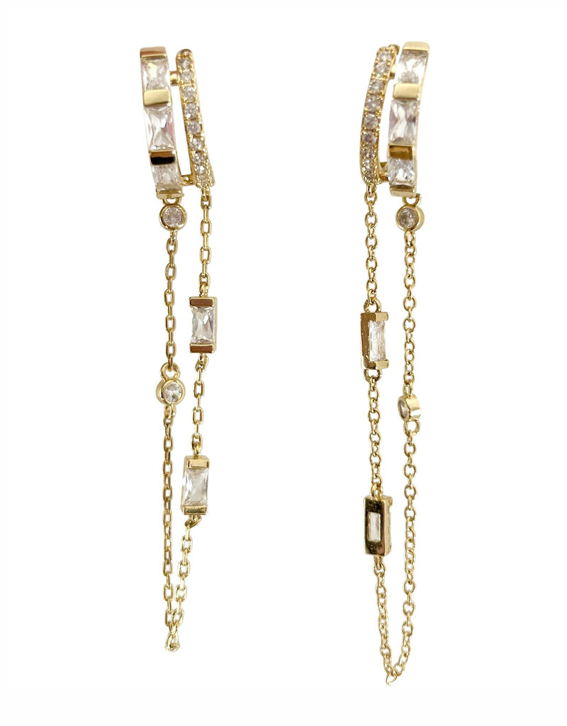 Davina Statement Huggie Earrings