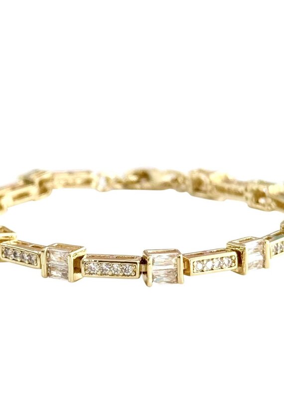 Reanne CZ Gold Bracelet