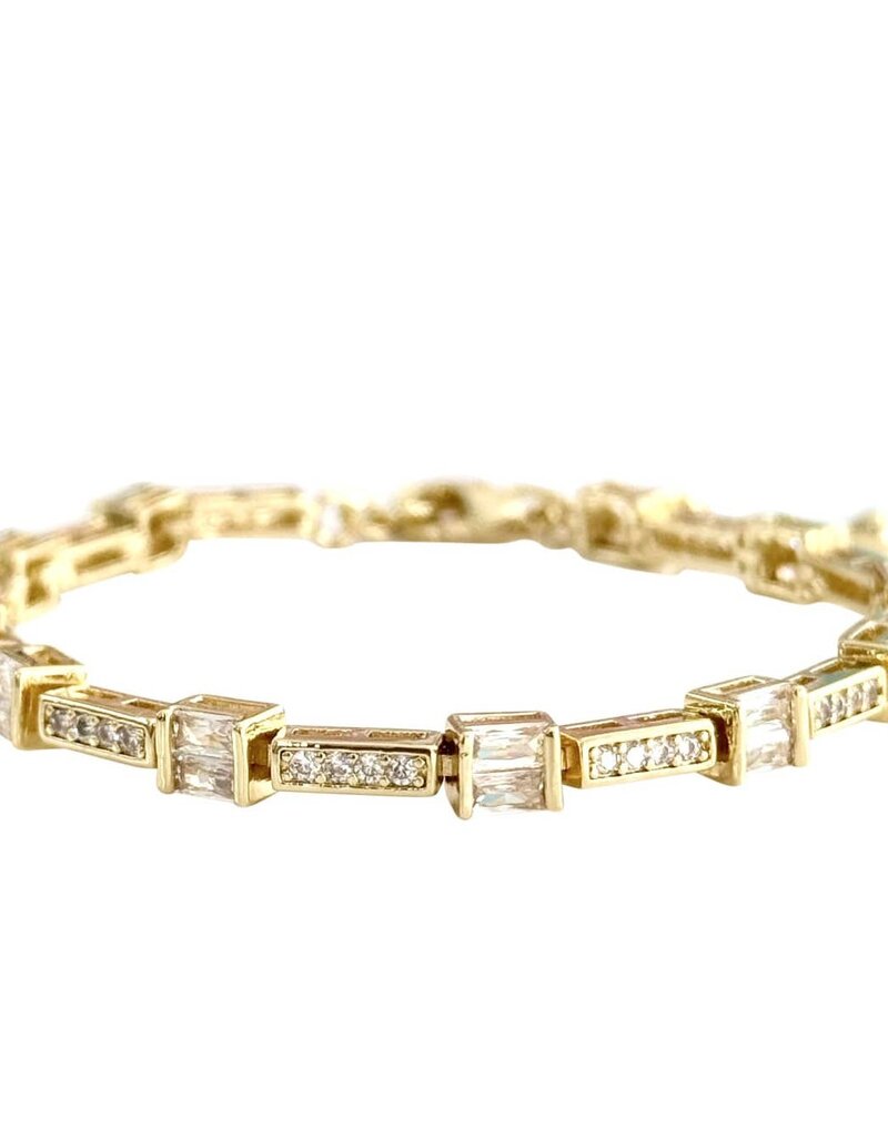 Reanne CZ Gold Bracelet