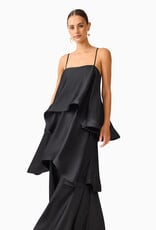 Elliatt Tilly Tiered Textured Satin Maxi Dress