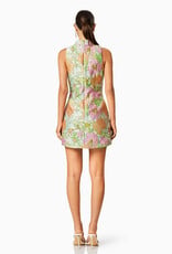 Elliatt Sunbeam Floral Jacquard Shift Mini Dress