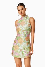 Elliatt Sunbeam Floral Jacquard Shift Mini Dress