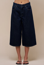 Wide Leg Denim Oversized Shorts