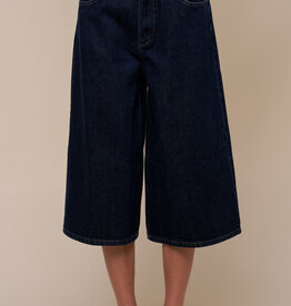 Wide Leg Denim Oversized Shorts
