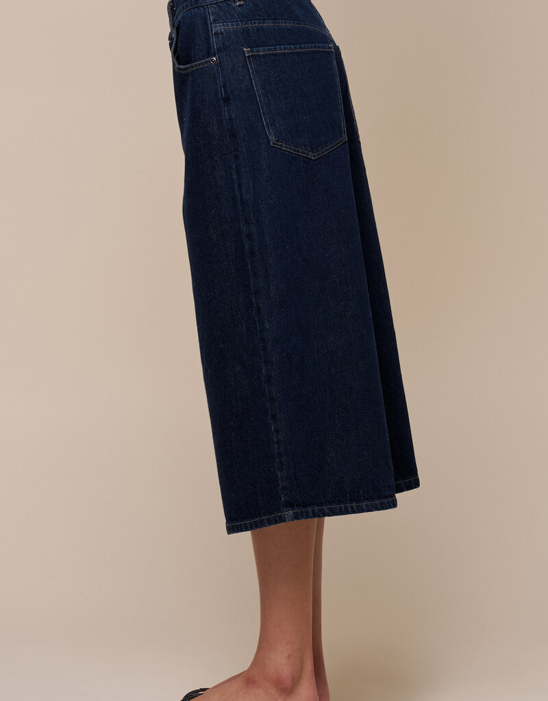 Wide Leg Denim Oversized Shorts
