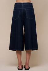 Wide Leg Denim Oversized Shorts