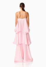 Elliatt Tilly Tiered Textured Satin Maxi Dress