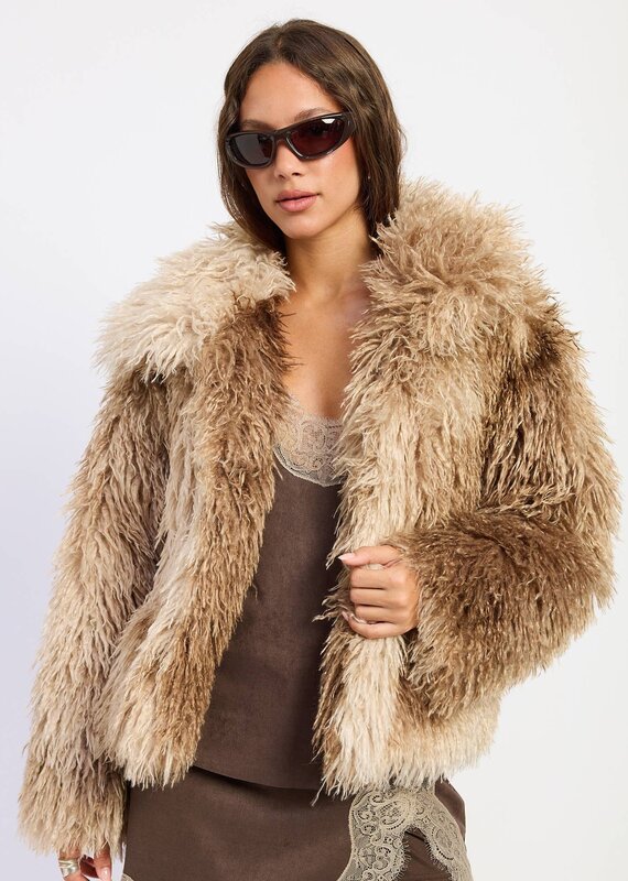 Hudson Faux Fur Jacket